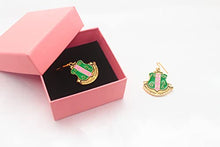 Load image into Gallery viewer, Akash AKA Earrings for Women Girls Sorority Gift Jewerly Dangling Earrings with Pink Gift Box, One Size