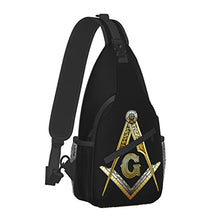 Load image into Gallery viewer, Master Masonic Outdoor Crossbody Shoulder Bag For Unisex Young Adult Hiking Sling Backpack