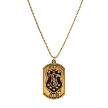 Load image into Gallery viewer, Iota Phi Theta Officially Licensed - Dog Tag Pendant Necklace - Crest - Iotas - Fraternity Paraphernalia
