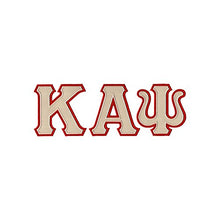 Load image into Gallery viewer, Kappa Alpha Psi Twill Letter Hoody Red Red-White XXL