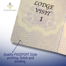 Load image into Gallery viewer, Masonic Passport For Recording Visits to New Freemasonry Lodge