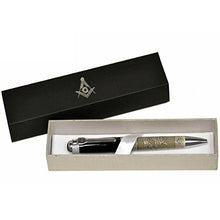 Load image into Gallery viewer, Blue Lodge Masonic Quality Heavy Weight Ballpoint Pen Gift Set