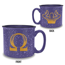 Load image into Gallery viewer, Omega Psi Phi Official Vendor - 15 oz Coffee/Tea Campfire Mug - Fraternity Paraphernalia