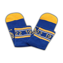Load image into Gallery viewer, 1922 Poodles Gamma Rho SGRho Gifts Black Greek Sorority Big Little Socks (2 Pairs/Set, Mid Calf)