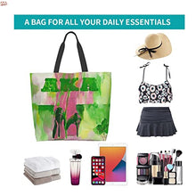 Load image into Gallery viewer, PVVVXX Reusable Beach Tote Bags Travel Totes Bag Kitchen Grocery Bags Shopping Tote Sorority Gifts for Women Foldable Waterproof