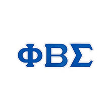 Load image into Gallery viewer, Phi Beta Sigma Twill Letter Tee Black
