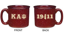Load image into Gallery viewer, Kappa Alpha Psi Official Vendor - 15 oz Campfire Mug - 1911 Classic Greek Letters - Fraternity Paraphernalia