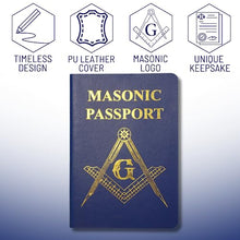 Load image into Gallery viewer, Masonic Passport For Recording Visits to New Freemasonry Lodge