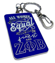 Load image into Gallery viewer, Zeta Phi Beta Official Vendor - Only The Finest - Keychain - Sorority Paraphernalia