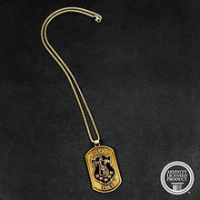 Load image into Gallery viewer, Iota Phi Theta Officially Licensed - Dog Tag Pendant Necklace - Crest - Iotas - Fraternity Paraphernalia