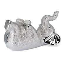 Load image into Gallery viewer, Elephant Statue, Silver Elephant Décor - Delta Sigma Theta Sorority Paraphernalia – Elephant Figurines with Trunk up - Elephant Nursery Decor - Elephant Gifts for Women