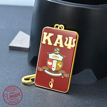 Load image into Gallery viewer, BBGreek Kappa Alpha Psi Fraternity Paraphernalia - Keychain/Keyring - Greek Letters - Official Vendor
