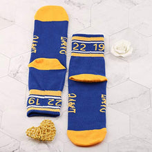 Load image into Gallery viewer, 1922 Poodles Gamma Rho SGRho Gifts Black Greek Sorority Big Little Socks (2 Pairs/Set, Mid Calf)