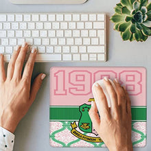 Load image into Gallery viewer, Aka 1908 Mouse Pad with Stitched Edge,Personalized Mouse Pads with Non-Slip Rubber Base,Mouse Mat for Laptop Computer Office Gaming Working 8.3 X 10.3 in