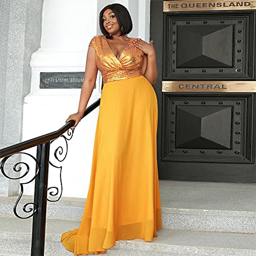 Maxi Dress Amazon Plus Size Bridesmaid Dresses Women's Plus Size