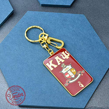 Load image into Gallery viewer, BBGreek Kappa Alpha Psi Fraternity Paraphernalia - Keychain/Keyring - Greek Letters - Official Vendor