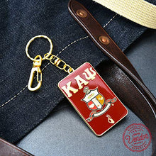Load image into Gallery viewer, BBGreek Kappa Alpha Psi Fraternity Paraphernalia - Keychain/Keyring - Greek Letters - Official Vendor
