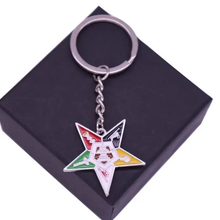 Load image into Gallery viewer, Order of the Eastern Star Keychain
