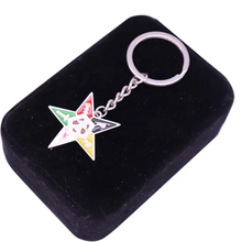 Load image into Gallery viewer, Order of the Eastern Star Keychain
