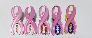 Order of the Eastern Star, Alpha Kappa Alpha, Delta Sigma Theta, Zeta Phi Beta, Sigma Gamma Rho Breast Cancer Lapel Pins