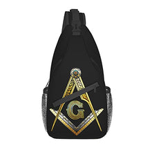 Load image into Gallery viewer, Master Masonic Outdoor Crossbody Shoulder Bag For Unisex Young Adult Hiking Sling Backpack
