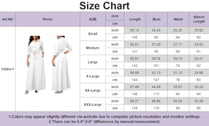 Plus Size White Order of the Eastern Star Maxi Dresses for Women