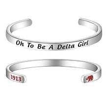 Load image into Gallery viewer, Elephant Bracelet Oh To Be A Delta Girl Sorority Gift
