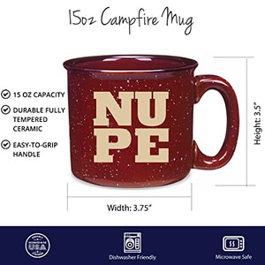 Kappa Alpha Psi Official Vendor -15 oz Campfire Mug - NUPE Crest -Fraternity Paraphernalia