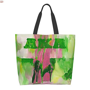 PVVVXX Reusable Beach Tote Bags Travel Totes Bag Kitchen Grocery Bags Shopping Tote Sorority Gifts for Women Foldable Waterproof
