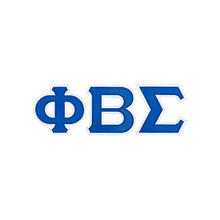 Load image into Gallery viewer, Phi Beta Sigma Twill Letter Tee Black
