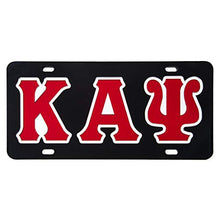 Load image into Gallery viewer, Kappa Alpha Psi License Plate Car Tag for Front or Back of Car Divine 9 (Car Tag - 2206)
