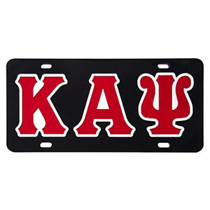 Kappa Alpha Psi License Plate Car Tag for Front or Back of Car Divine 9 (Car Tag - 2206)