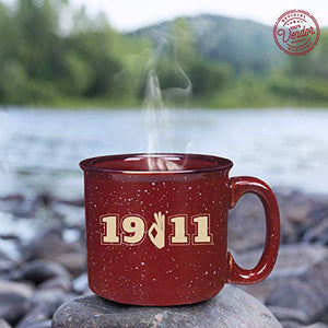 Kappa Alpha Psi Official Vendor - 15 oz Campfire Mug - 1911 Classic Greek Letters - Fraternity Paraphernalia